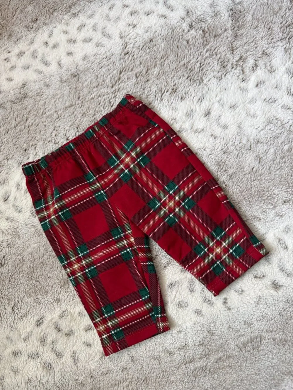 NWT! Carter's plaid set baby girls 3 months sweater pants headband Christmas